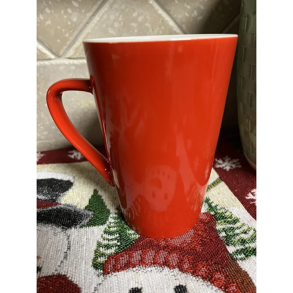 Starbucks Mug Starbucks Red Tall Mug Snow Coffee Mug Hot Chocolate Mug